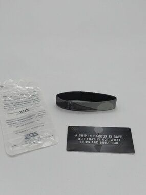 ZOX A Ship in Harbor is Safe Bracelet Single Strap Size M #1025 NEW